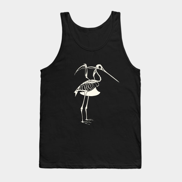 Bar-Tailed Godwit Skeleton Tank Top by Khalico